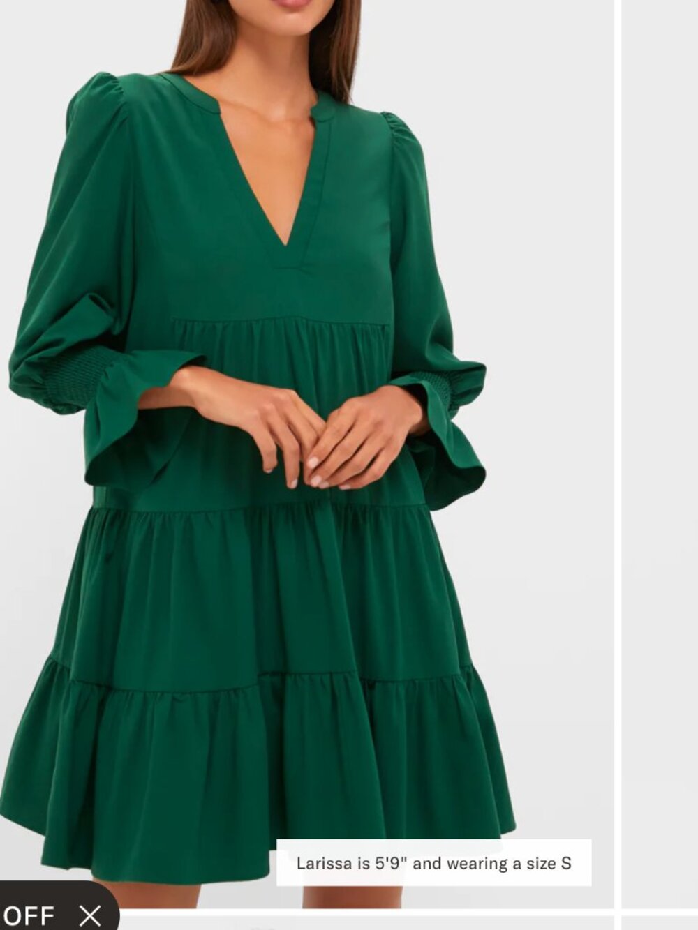 Pomander Place Kenzo Hunter Green Shirt Dress size M